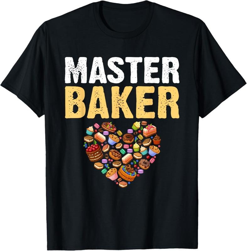 100% Cotton Funny Retro Vintage Baking Master Baker T-Shirt Hoodie, Sweatshirt | HypeCrazeTee.com