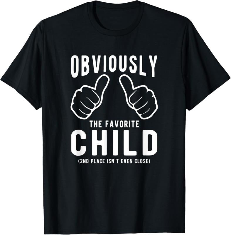 100% Cotton Funny Sibling Rivalry Obviously Dads Moms Favorite  T-Shirt Hoodie, Sweatshirt | HypeCrazeTee.com