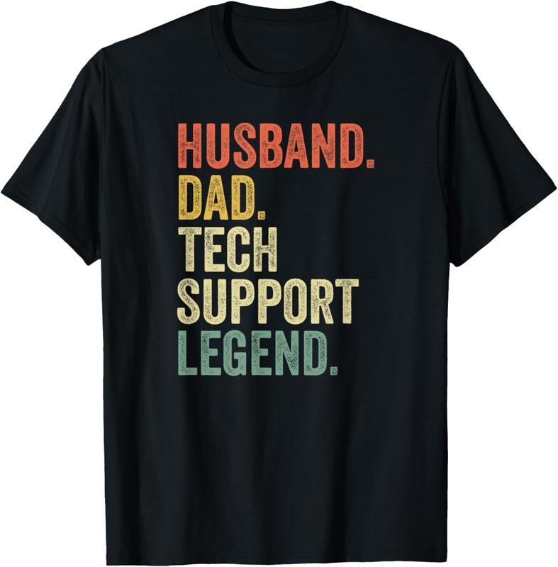 100% Cotton Funny Tech Support T Shirt Christmas Gifts For Dad Husband T-Shirt Hoodie, Sweatshirt | HypeCrazeTee.com