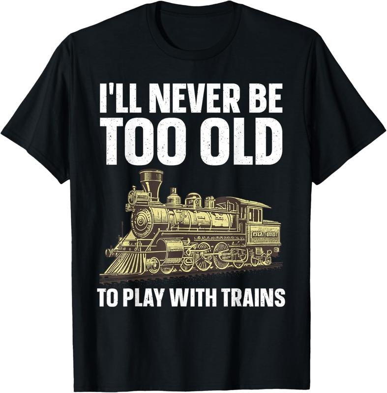 100% Cotton Funny Train Art For Men Women Railroad Model Train Lover T-Shirt Hoodie, Sweatshirt | HypeCrazeTee.com