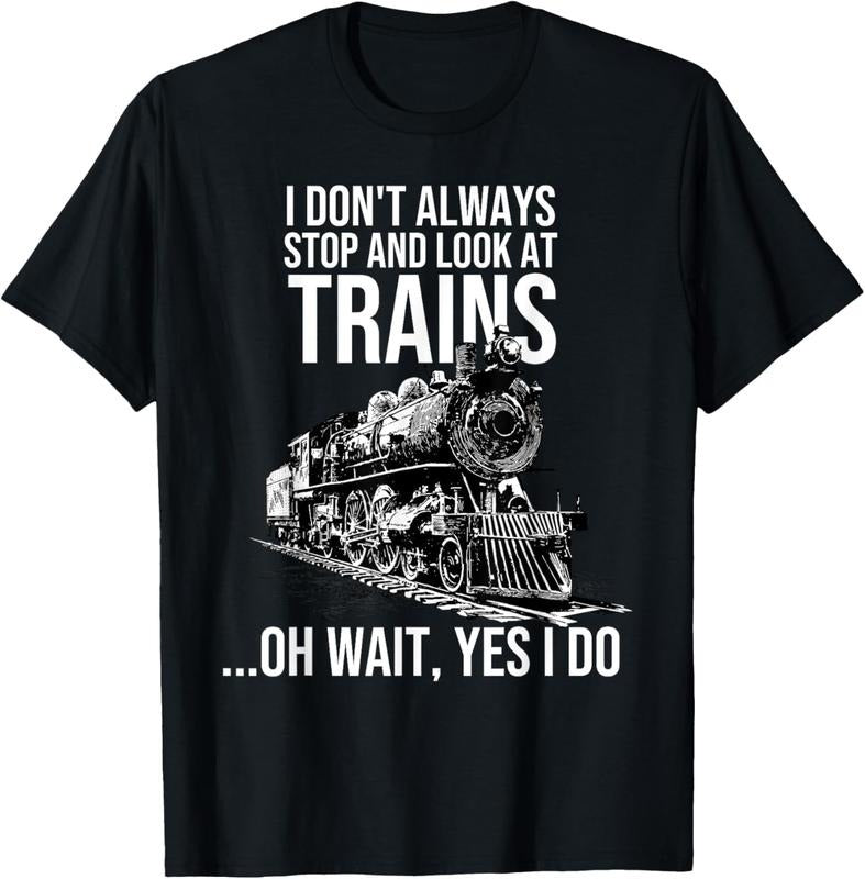 100% Cotton Funny Train Gift For Men Women  Cool Railway Joke Lover T-Shirt Hoodie, Sweatshirt | HypeCrazeTee.com