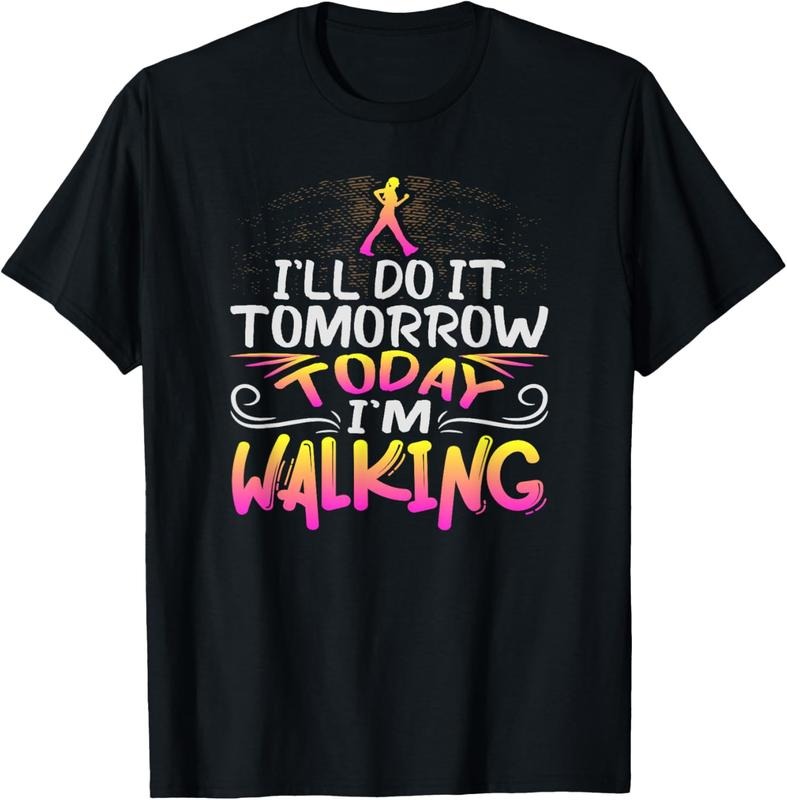 100% Cotton Funny Walking Exercise Design for Healthy Walker T-Shirt Hoodie, Sweatshirt | HypeCrazeTee.com