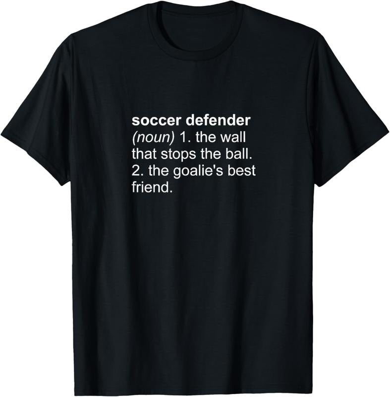100% Cotton Funny Word Definition Soccer defense Vocabulary Word T-Shirt Hoodie, Sweatshirt | HypeCrazeTee.com