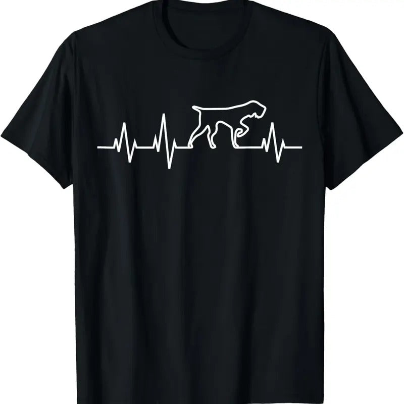 100% Cotton GWP DRAHTHAAR Heartbeat T-shirt Dog Lover Hunting Dog Shirts T-Shirt Hoodie, Sweatshirt | HypeCrazeTee.com