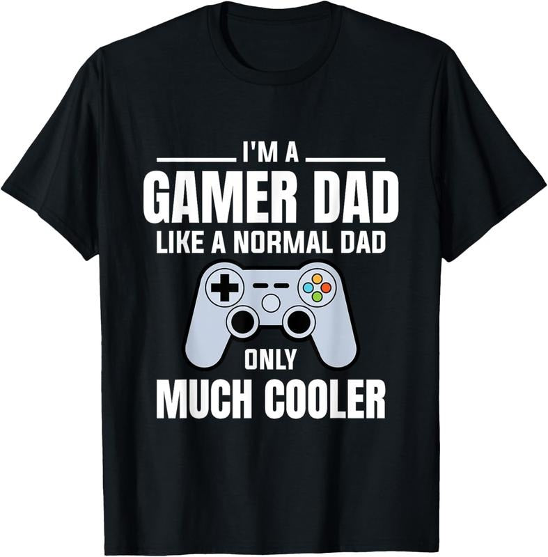 100% Cotton Gamer Dad Like A Normal Dad - Video Game Father T-Shirt Hoodie, Sweatshirt | HypeCrazeTee.com