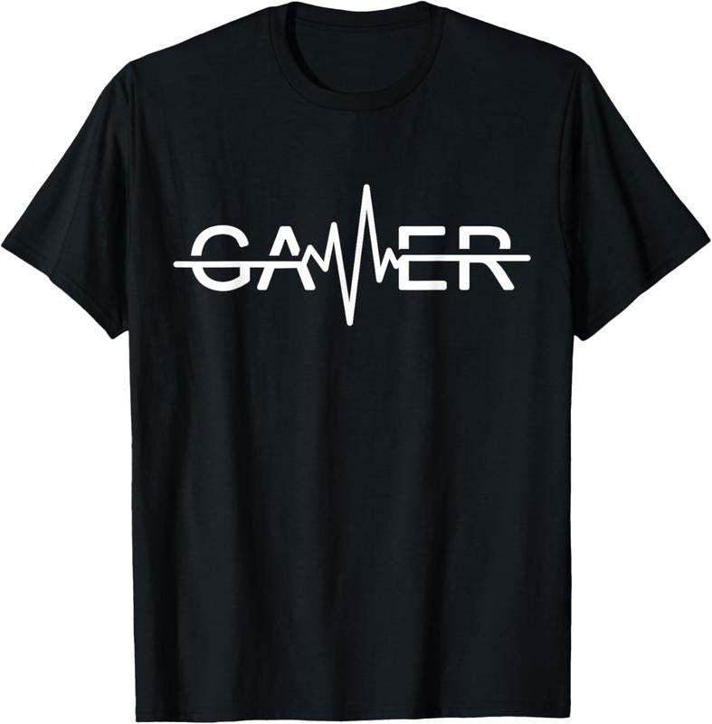 100% Cotton Gamer Heartbeat Video Games T-Shirts, Hoodie, Sweatshirt