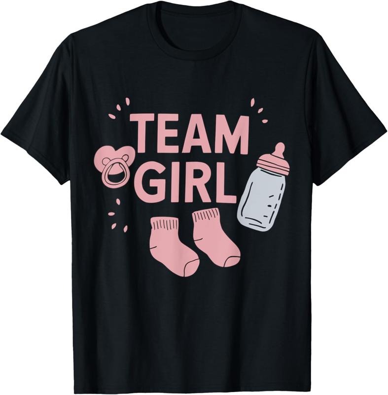 100% Cotton Gender Reveal Party Team Girl T-Shirtstyle{n002}2 T-Shirts, Hoodie, Sweatshirt | HypeCrazeTee.com