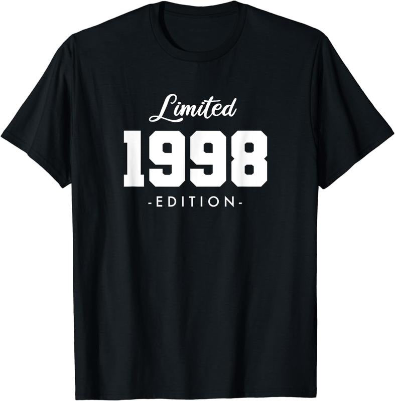 [100% Cotton]Gift for 26 Year Old 1998 Limited Edition 26th Birthday T-Shirt Hoodie, Sweatshirt | HypeCrazeTee.com