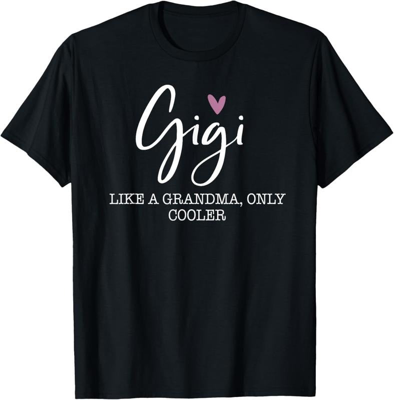 100% Cotton Gigi Like A Grandma Only Cooler Heart Mother's Day Gigi T-Shirt Hoodie, Sweatshirt | HypeCrazeTee.com