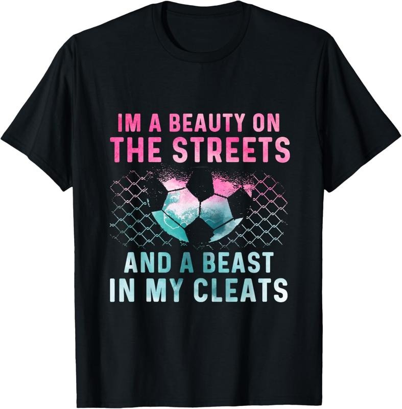 100% Cotton Girl Soccer Player Gifts Team Cleats Mom Goalie Captain T-Shirt Hoodie, Sweatshirt | HypeCrazeTee.com