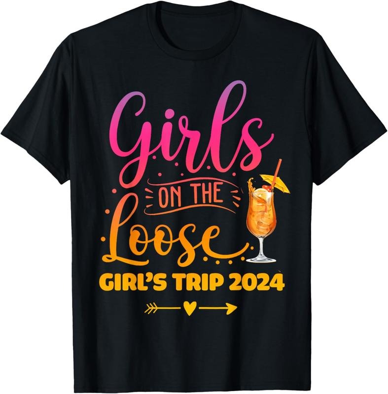 100% Cotton Girls On The Loose Tie Dye Girls Weekend Trip 2024 T-Shirt Hoodie, Sweatshirt | HypeCrazeTee.com