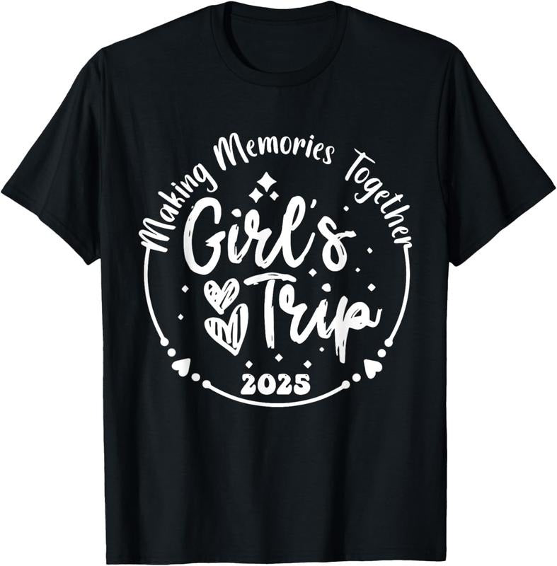 100% Cotton Girls Trip 2025 Cute Girls Weekend 2024 Summer Vacation T-Shirt Hoodie, Sweatshirt | HypeCrazeTee.com