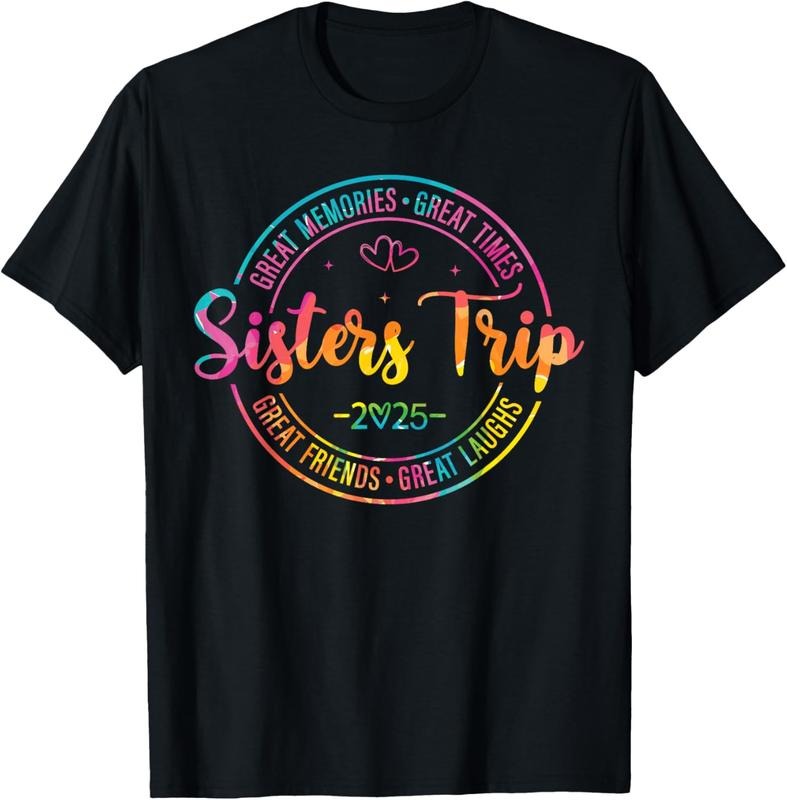 100% Cotton Girls Weekend Women Great Laughs Sisters Trip 2025 T-Shirt Hoodie, Sweatshirt | HypeCrazeTee.com