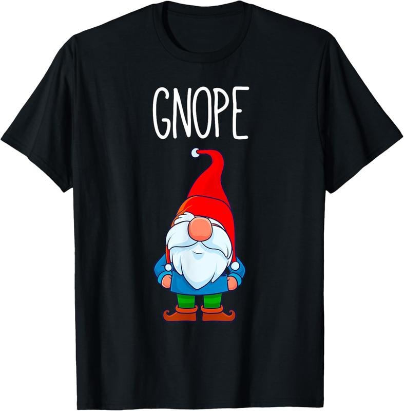 100% Cotton Gnope Tomte Garden Gnome Gift Funny Scandinavian Nope T-Shirt Hoodie, Sweatshirt | HypeCrazeTee.com