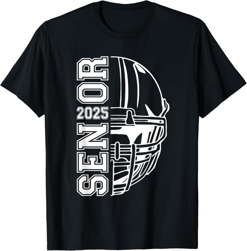 100% Cotton Graduate Senior Class of 2025 Graduation American Football T-Shirt Hoodie, Sweatshirt | HypeCrazeTee.com