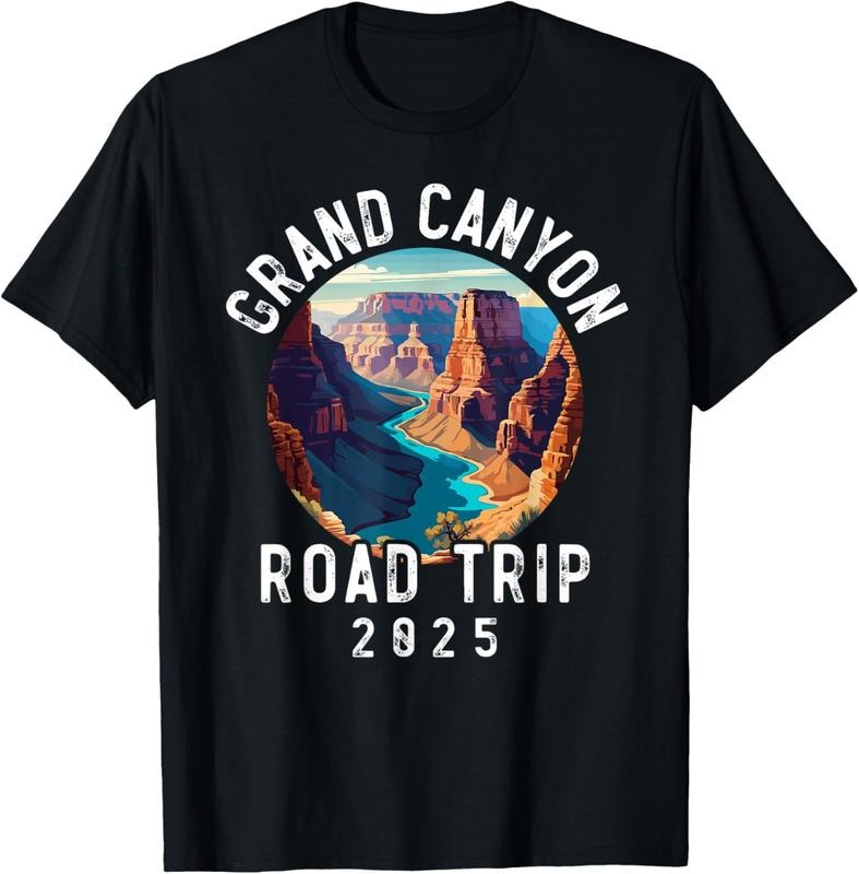 100% Cotton Grand Canyon National Park, Family Souvenir Road Trip 2025 T-Shirt Hoodie, Sweatshirt | HypeCrazeTee.com