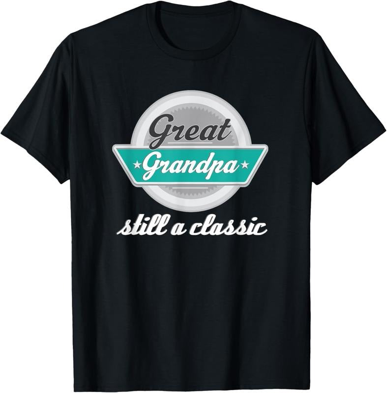 100% Cotton Great Grandpa Gifts Funny Fathers Day Vintage T-shirt T-Shirt Hoodie, Sweatshirt | HypeCrazeTee.com