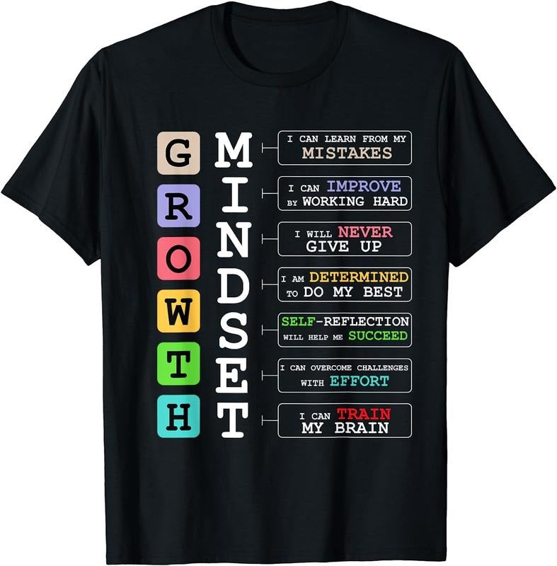 [100% Cotton]Growth Mindset shirt Positive School Classroom Teacher Gift T-Shirt Hoodie, Sweatshirt | HypeCrazeTee.com