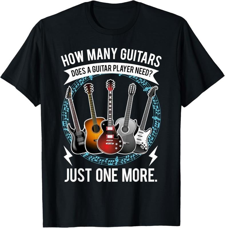 100% Cotton Guitar How Many Guitars Gift For Guitar Player T-Shirt Hoodie, Sweatshirt | HypeCrazeTee.com