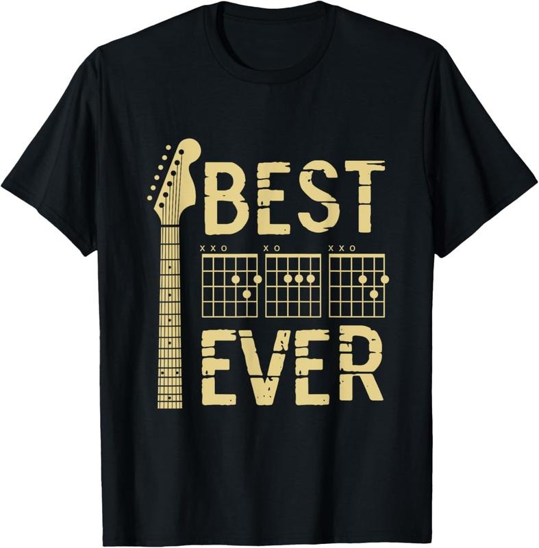 100% Cotton Guitarist Father Best Dad Ever D A D Chord Gifts Guitar T-Shirt Hoodie, Sweatshirt | HypeCrazeTee.com