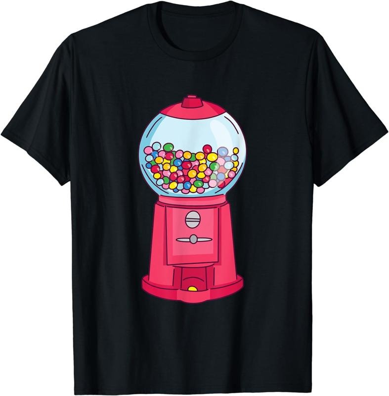 [100% Cotton]Gumball Machine Sweet Candy Gumball Bubble Gum Machine T-Shirt Hoodie, Sweatshirt | HypeCrazeTee.com