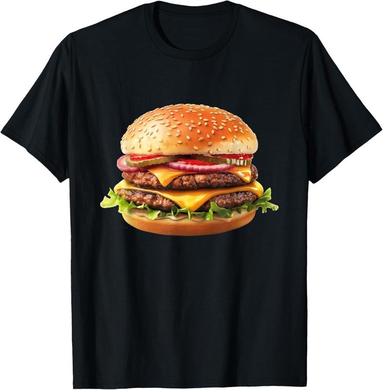 100% Cotton Hamburger Cheese BBQ Lovers T-Shirt Hoodie, Sweatshirt | HypeCrazeTee.com