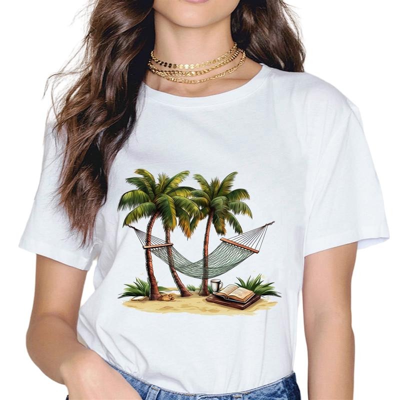 [100% Cotton]Hammock Between Palm Trees Palm and Book T-Shirt Hoodie, Sweatshirt | HypeCrazeTee.com