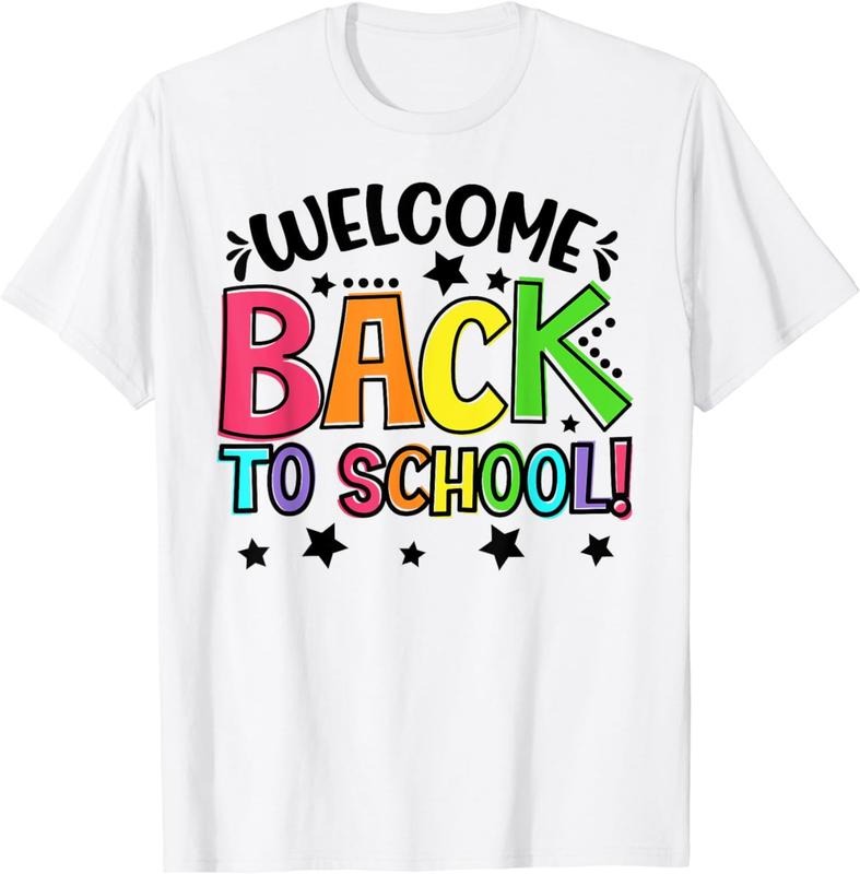 [100% Cotton]Happy First Day Of School Welcome Back To School Students T-Shirt Hoodie, Sweatshirt | HypeCrazeTee.com