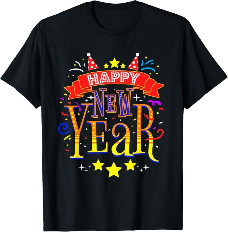 100% Cotton Happy New Year New Years Eve 2023 T-Shirt Hoodie, Sweatshirt | HypeCrazeTee.com
