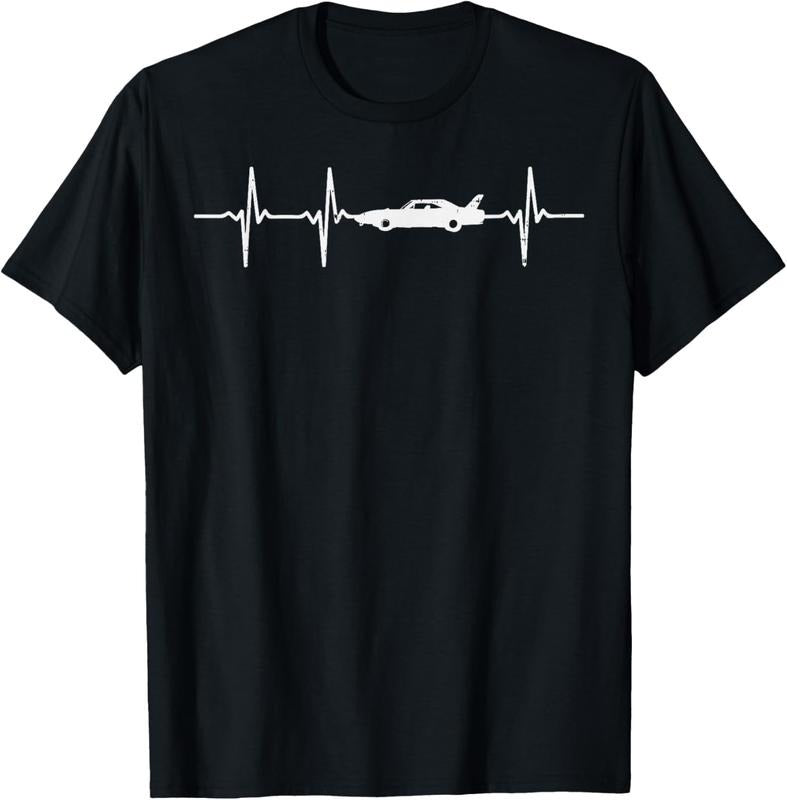 100% Cotton Heartbeat Car Drag Race Pulse Strip Driver Racing Racer Gift T-Shirt Hoodie, Sweatshirt | HypeCrazeTee.com