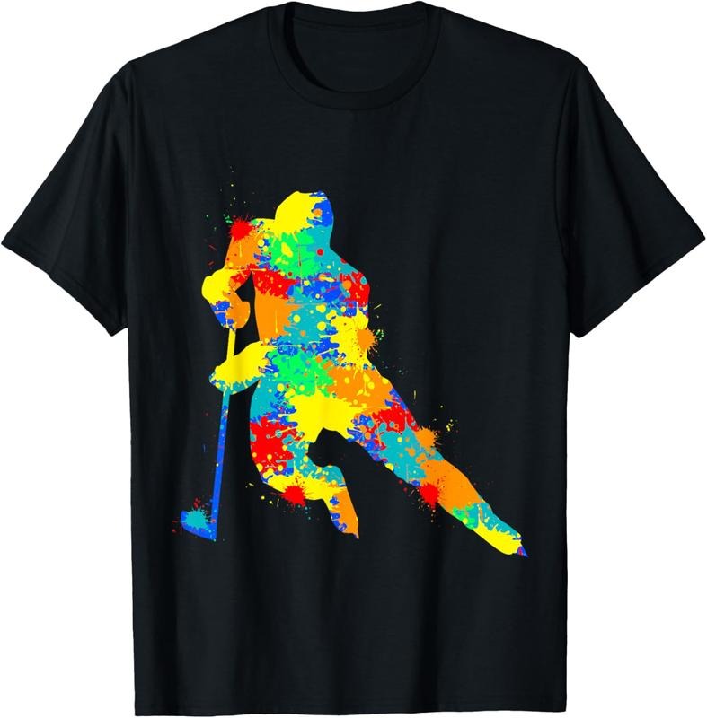 100% Cotton Hockey Player Ice Hockey Youth Boys T-Shirt Hoodie, Sweatshirt | HypeCrazeTee.com