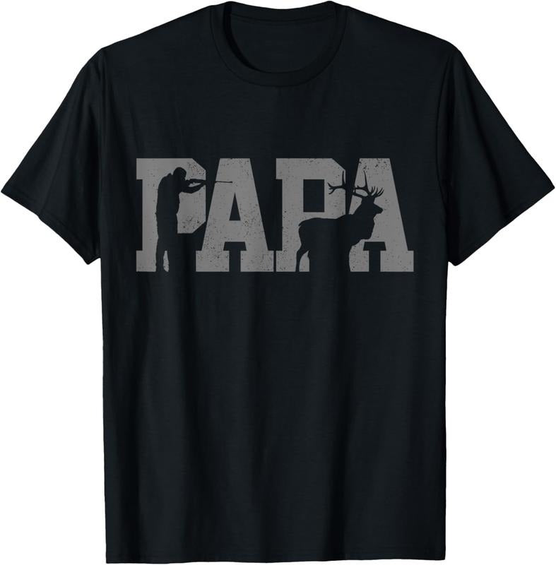 100% Cotton Hunter Dad Deer Father Father's Day Hunting Papa T-Shirt Hoodie, Sweatshirt | HypeCrazeTee.com