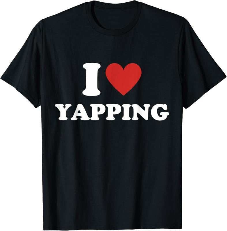 100% Cotton I Heart Yapping I Love Yapping T-Shirt Hoodie, Sweatshirt | HypeCrazeTee.com