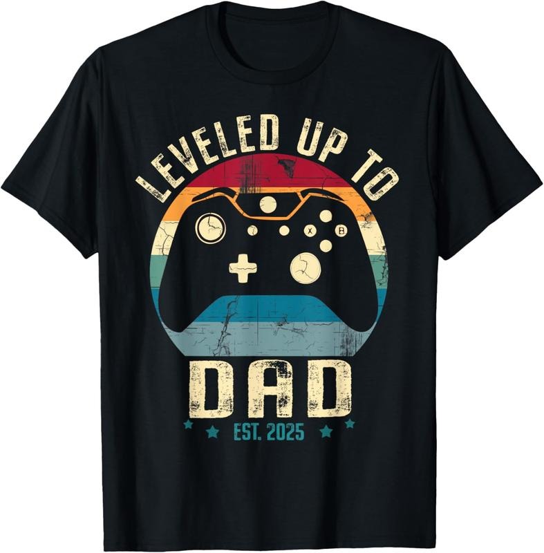 100% Cotton I Leveled Up To Dad 2025 Promoted To Daddy Soon To Be Father T-Shirt Hoodie, Sweatshirt | HypeCrazeTee.com