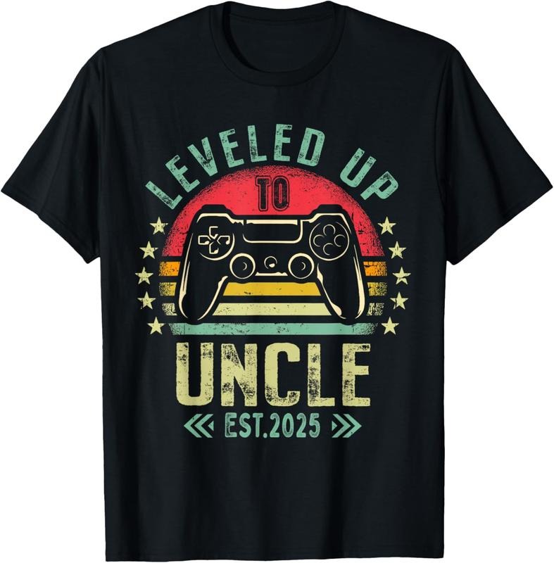 100% Cotton I Leveled Up To Uncle 2025 Promoted To Uncle Level Unlocked T-Shirt Hoodie, Sweatshirt | HypeCrazeTee.com