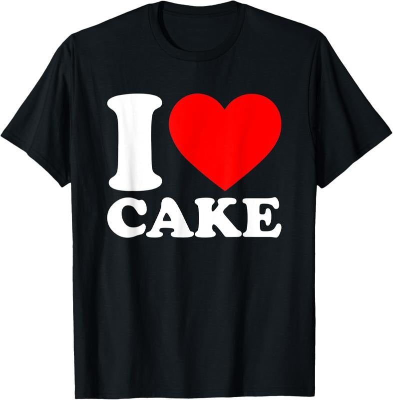 100% Cotton I Love Cake Shirt I Heart Cake Food Lover I Love Cake T-Shirt Hoodie, Sweatshirt | HypeCrazeTee.com