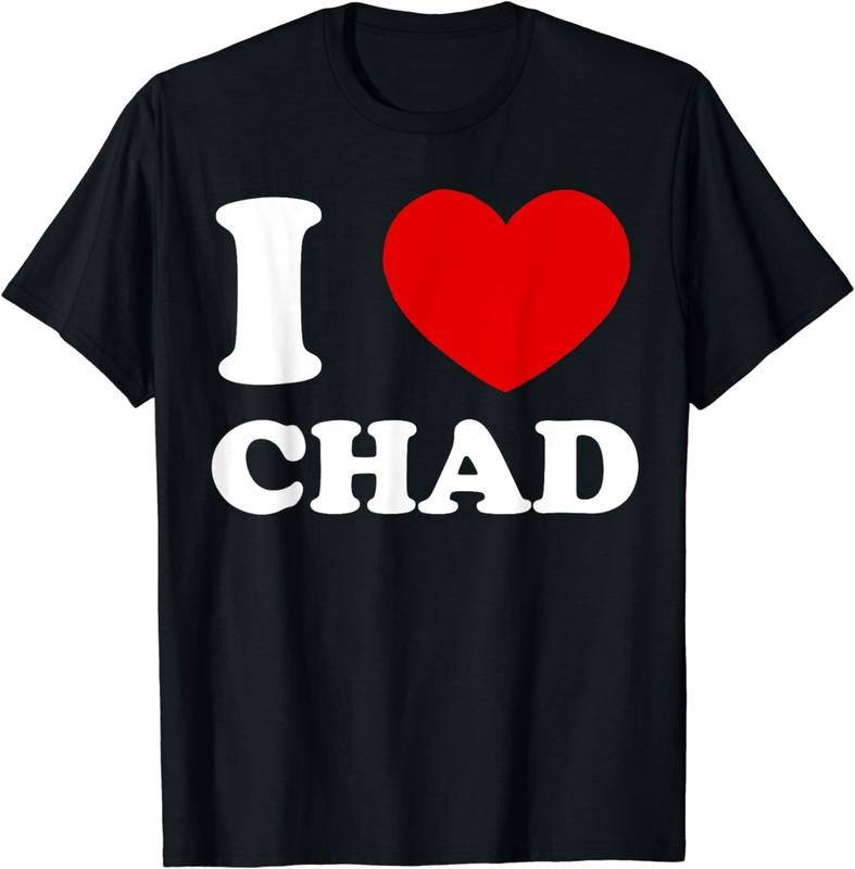 [100% Cotton]I Love Chad I Heart Chad Funny Chad T-Shirt Hoodie, Sweatshirt | HypeCrazeTee.com