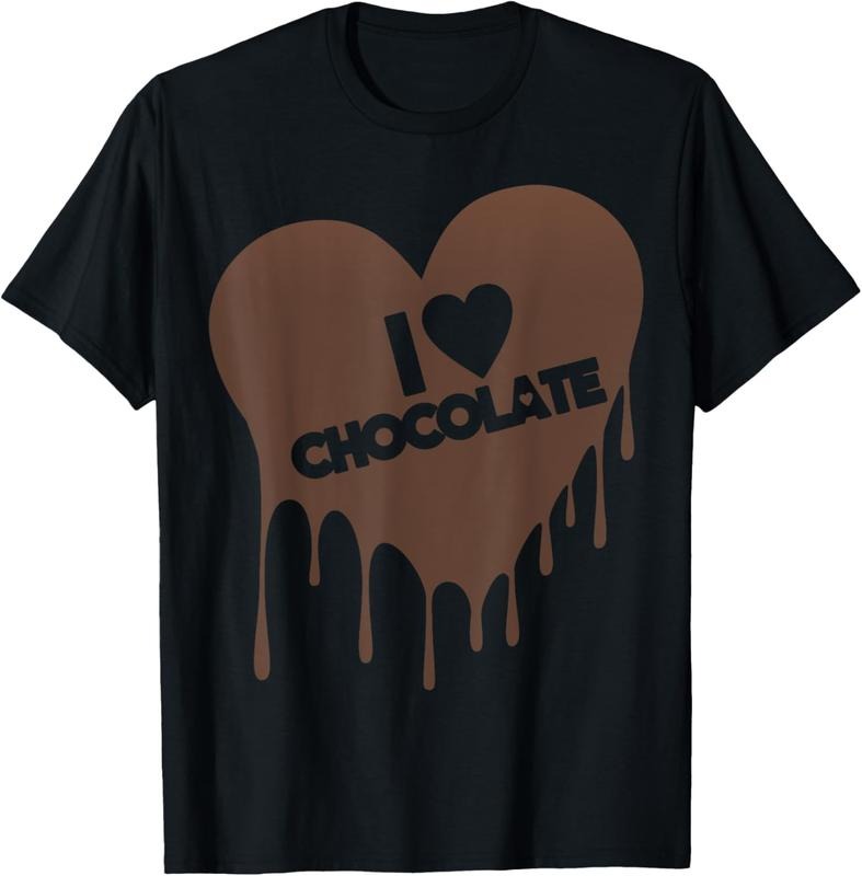 100% Cotton I Love Chocolate T-shirt - Candy Heart Lover Shirt T-Shirt Hoodie, Sweatshirt | HypeCrazeTee.com