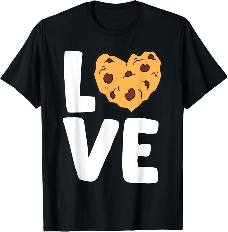 100% Cotton I Love Cookies Kawaii Chocolate Chip Cookie T-Shirt Hoodie, Sweatshirt | HypeCrazeTee.com