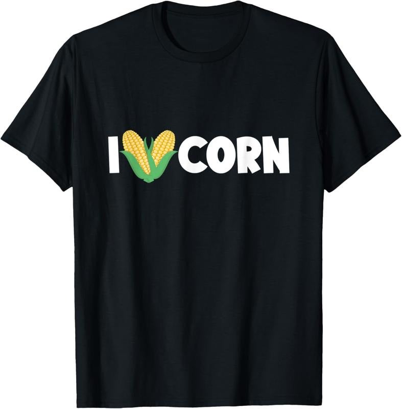 100% Cotton I Love Corn T-Shirt Hoodie, Sweatshirt | HypeCrazeTee.com