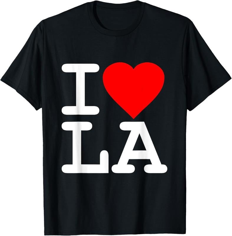 100% Cotton I Love LA Los Angeles T-Shirt Hoodie, Sweatshirt | HypeCrazeTee.com