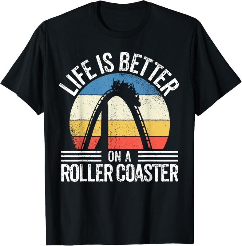 100% Cotton I Love Rollercoasters I Better On A Roller Coaster T-Shirt Hoodie, Sweatshirt | HypeCrazeTee.com