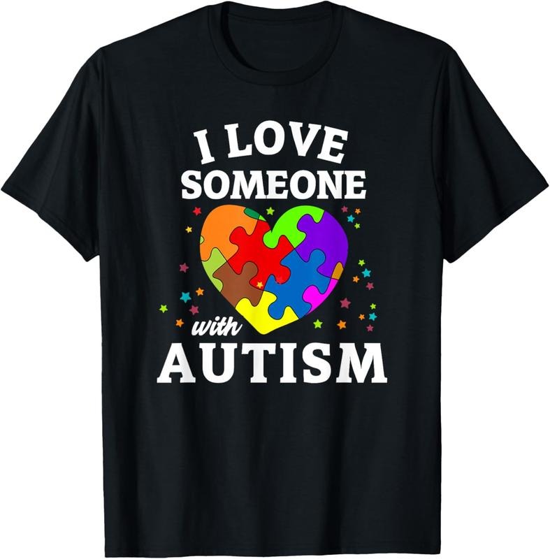 100% Cotton I Love Someone with Autism T-Shirt Hoodie, Sweatshirt | HypeCrazeTee.com