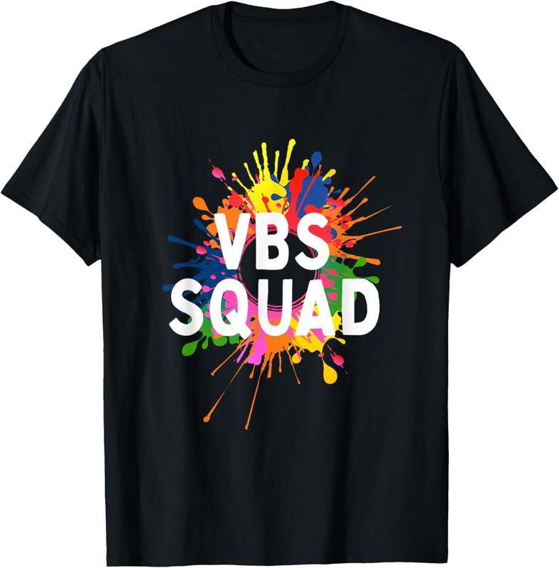100% Cotton I Love VBS 2025 Squad Vacation Bible School Paint Splatter T-Shirt Hoodie, Sweatshirt | HypeCrazeTee.com