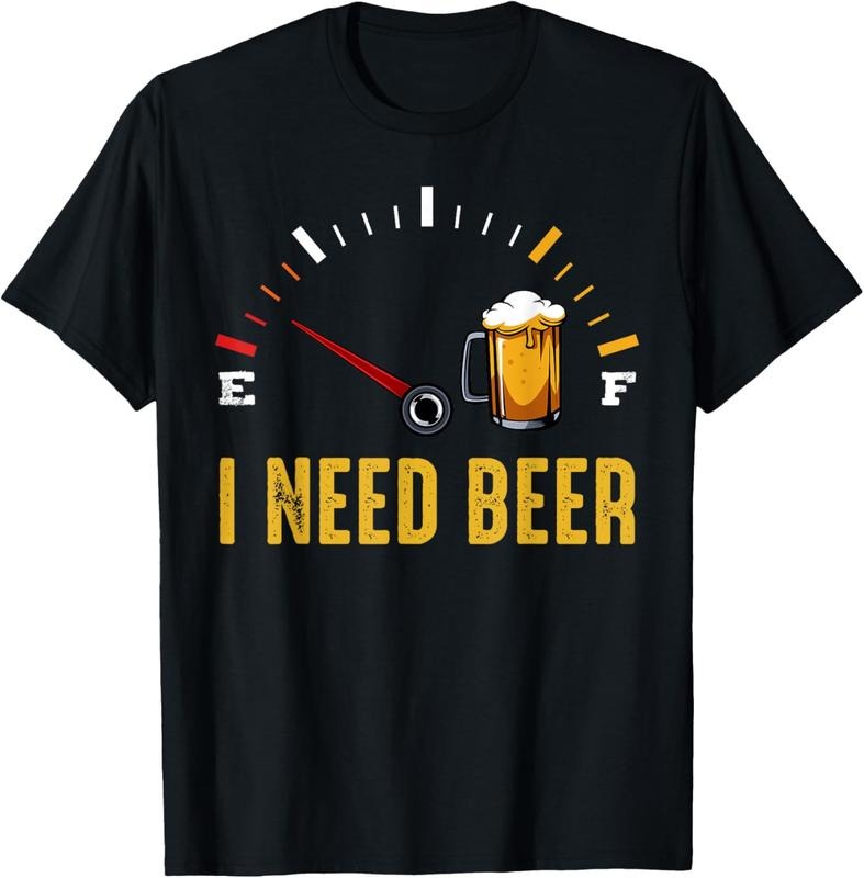 100% Cotton I Need A Beer Meter Alcohol Drinking Funny Brewing Hops T-Shirt Hoodie, Sweatshirt | HypeCrazeTee.com