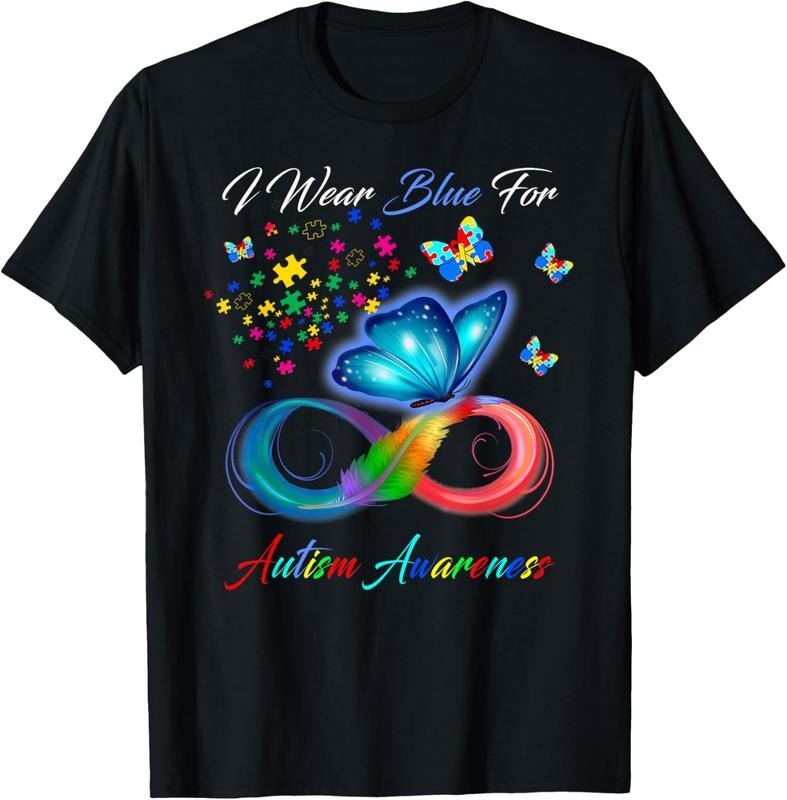 100% Cotton I Wear Blue For Autism Awareness - Autism Awareness Month T-Shirt Hoodie, Sweatshirt | HypeCrazeTee.com