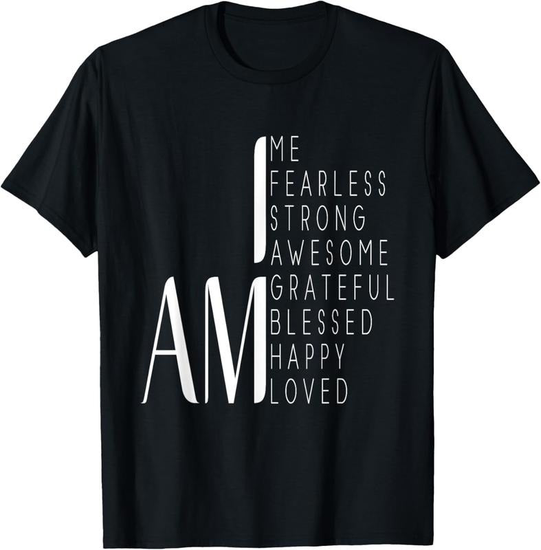 100% Cotton I am Fearless, I am Strong I am Blessed Inspirational Gift T-Shirt Hoodie, Sweatshirt | HypeCrazeTee.com