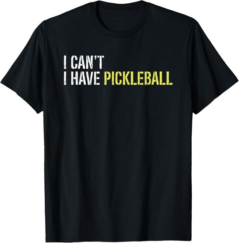 100% Cotton I can't I have pickleball T-Shirt Hoodie, Sweatshirt | HypeCrazeTee.com