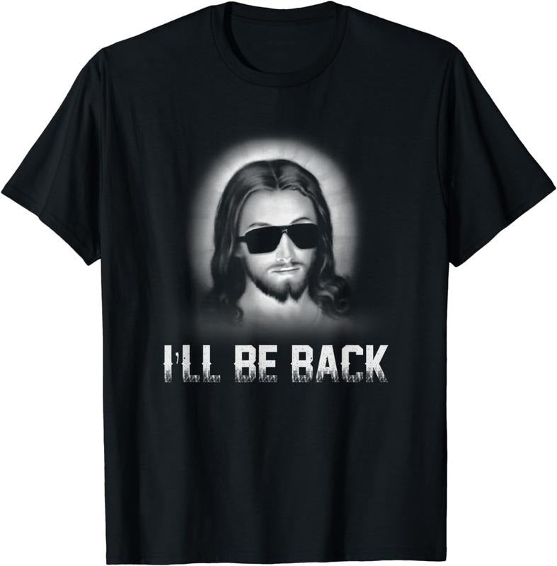 [100% Cotton]I'll Be Back Jesus Shirt Church Jesus Christ Christmas Gift T-Shirt Hoodie, Sweatshirt | HypeCrazeTee.com