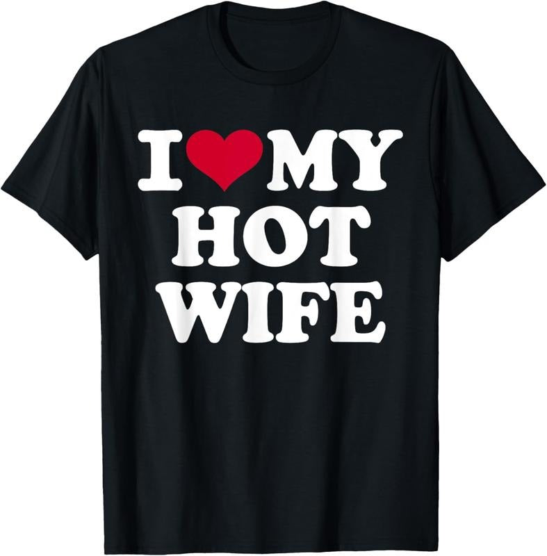 100% Cotton I love my hot wife T-Shirtstyle{n002}2 T-Shirts, Hoodie, Sweatshirt | HypeCrazeTee.com